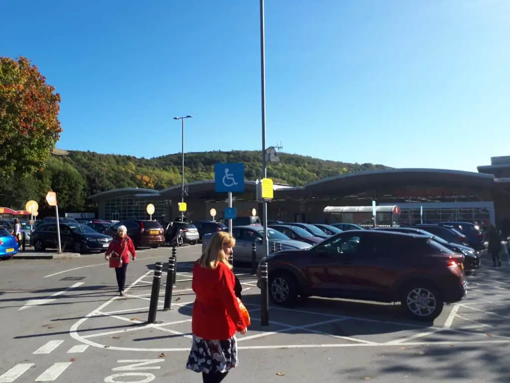 Scenically and centrally located Halifax Sainsbury's Store, Car Park & Petrol Station England