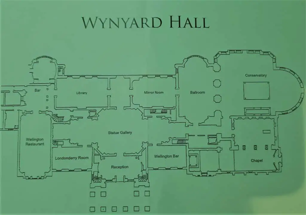 Wynyard Hall Ground Floor State Room Floor Plan