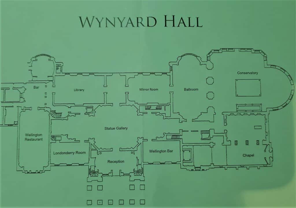 Wynyard Hall Ground Floor State Room Floor Plan
