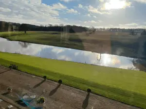 View from Wynyard Hall Hotel's Lady Mae Room sat nav TS22 5NF