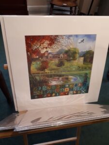 Shibden Hall Limited Edition Print by Kate Lycett