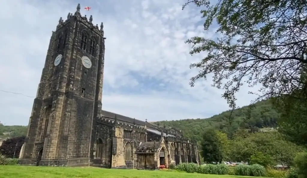 Anne Lister was baptised at Halifax Minster where she later worshipped and was buried.