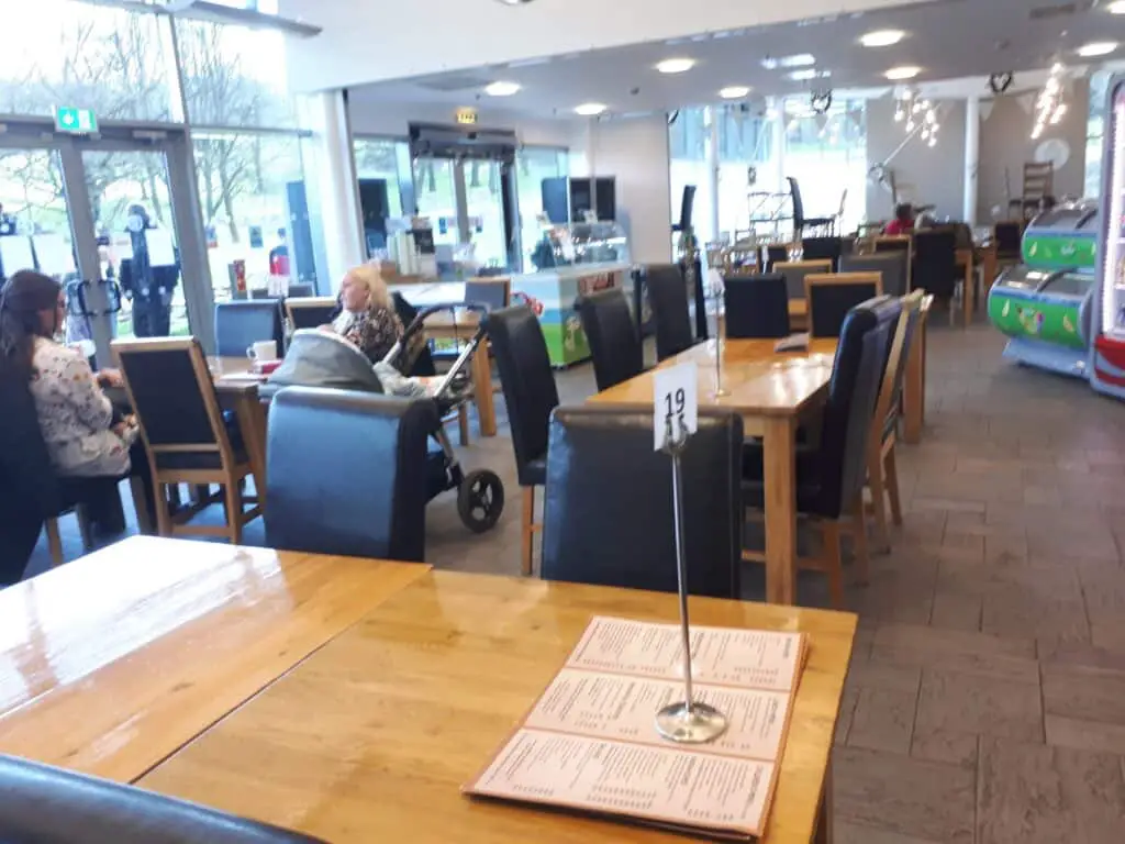 Inside Coffee Culture Cafe at Shibden Park