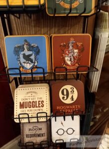 Harry Potter Drinks Coasters at the Halifax Harry Potter Store
