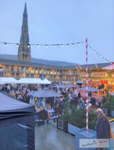 Piece Hall Makers Market is one of the wonderful Yorkshire Christmas Markets